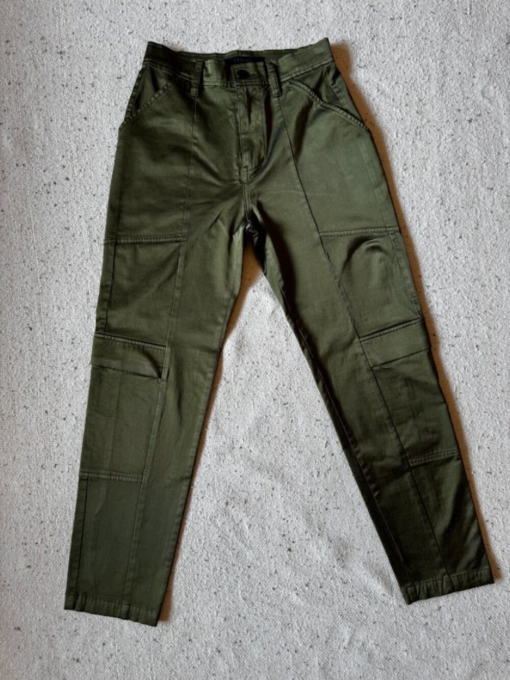 J Brand Olive Green Cargo Pants Womens 23 Utility Skinny Stretch JB003U2